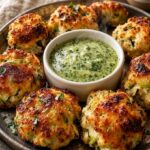 Cheesy Chicken Fritters