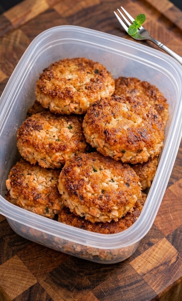 Crispy Salmon Patties