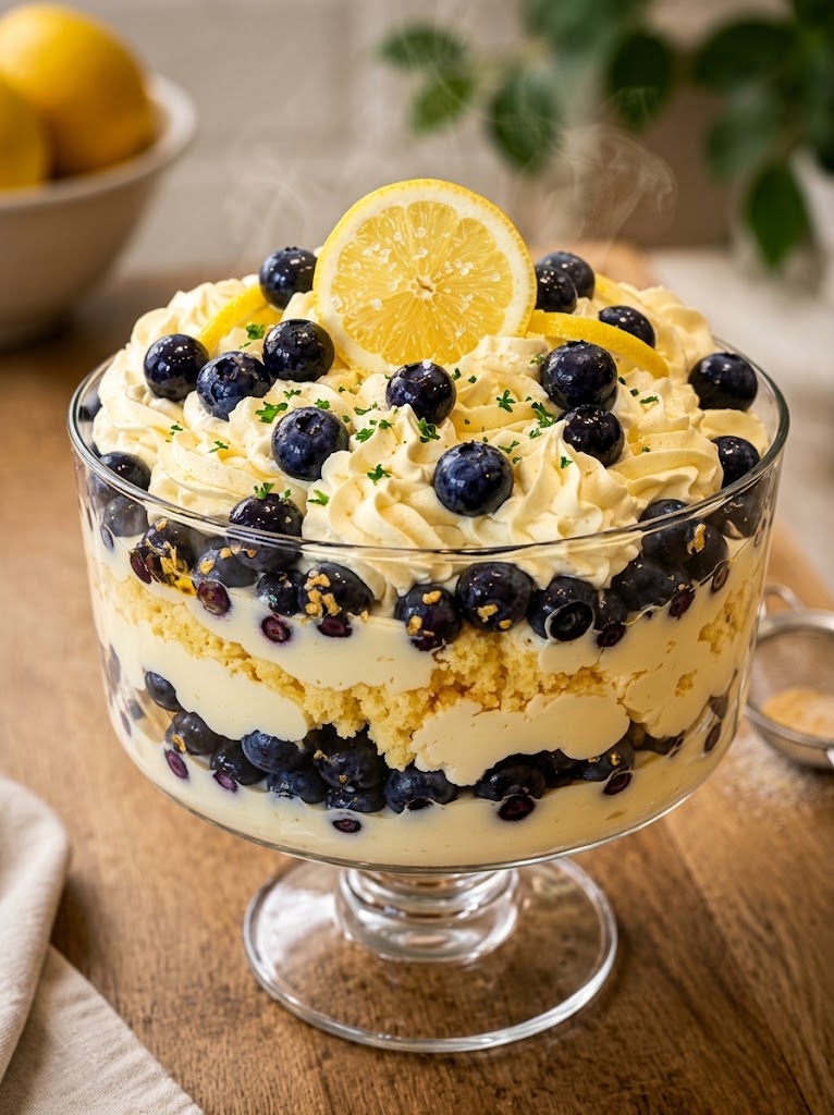 Lemon Blueberry Trifle