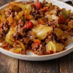 Ground Beef and Chopped Cabbage