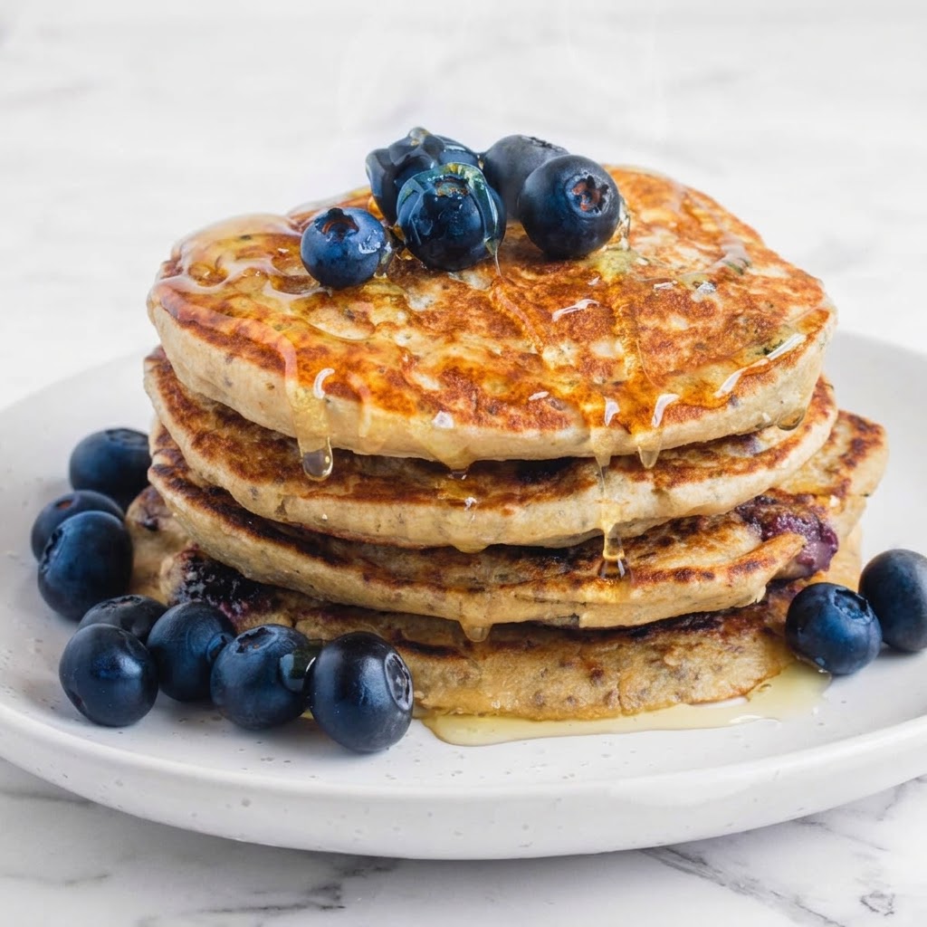 Vegan Blueberry Pancakes