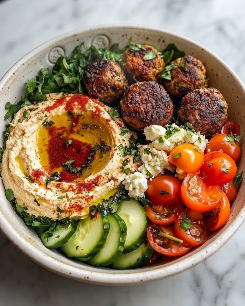 Homemade Vegan Falafel Bowl