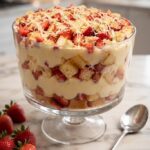 High Protein Strawberry Shortcake Cheesecake Trifle