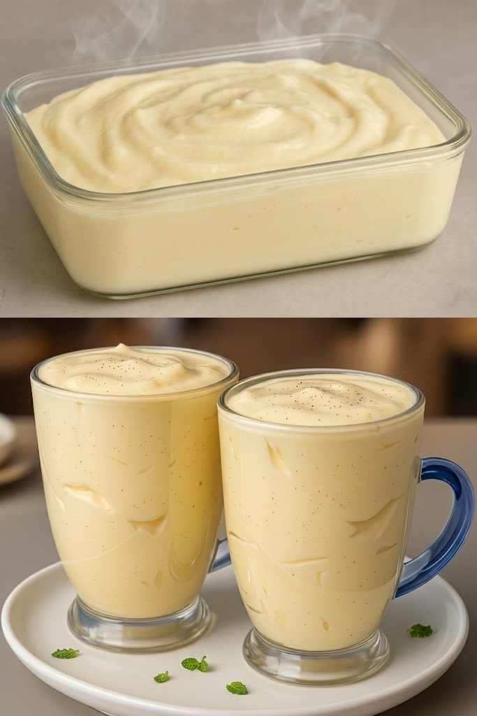 Creamy Mango Mousse Pudding