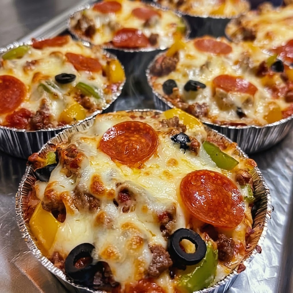 Crustless Pizza Bake 1 Crustless Pizza Bake