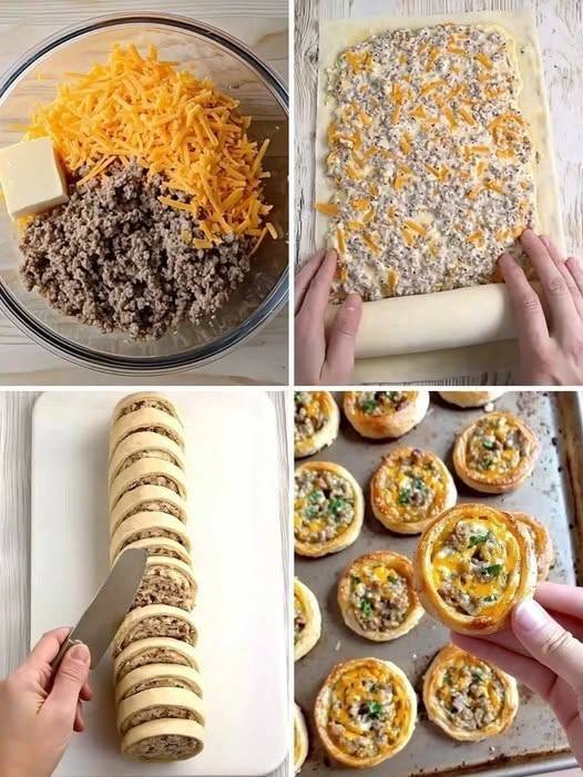 Sausage Cream Cheese Pinwheels