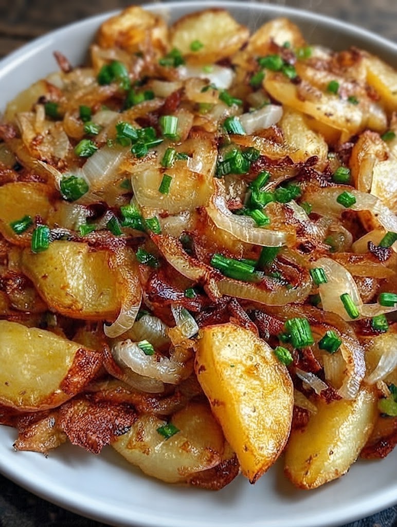 Fried Potatoes and Onions Recipe 1 Fried Potatoes and Onions Recipe