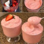 Vegan Strawberry Mousse 🍓🌱✨