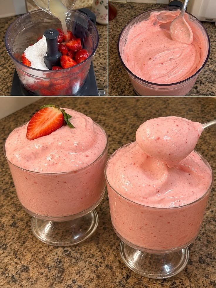 Vegan Strawberry Mousse 🍓🌱✨ 1 Vegan Strawberry Mousse 🍓🌱✨