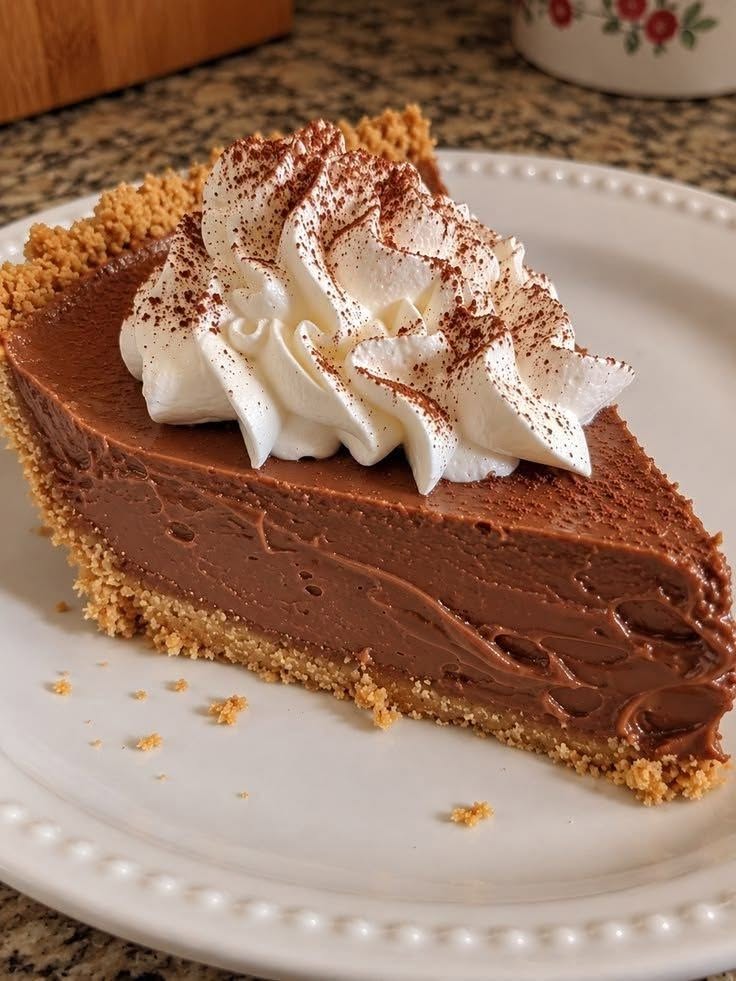 Chocolate Tofu Pudding Pie 🍫🥧🌱 1 Chocolate Tofu Pudding Pie 🍫🥧🌱