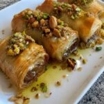 Vegan Baklava Rolls 🥜🍯✨