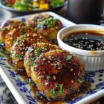 Vegan Sticky Miso Glazed Chickpea Cutlets