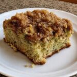 Vegan Buttery Cinnamon Zucchini Crumb Cake