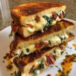 Vegan Sun-Dried Tomato & Spinach Grilled Cheese 3 Vegan Sun-Dried Tomato & Spinach Grilled Cheese