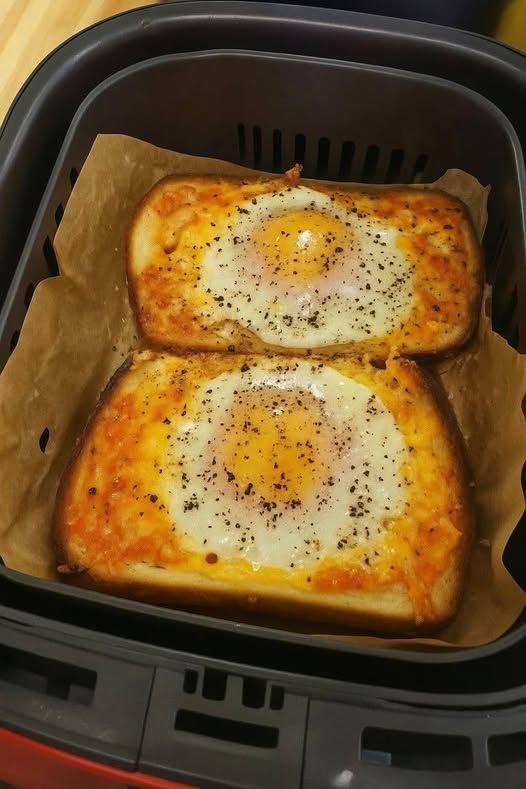 Air Fryer Egg Toast 1 Air Fryer Egg Toast