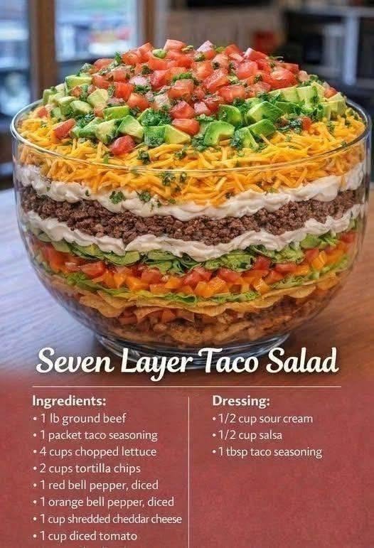 Seven-Layer Taco Salad