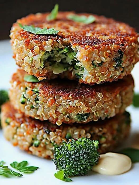Crispy & Delicious Vegan Broccoli and Quinoa Cakes 115 Crispy & Delicious Vegan Broccoli and Quinoa Cakes