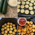 Air Fryer 2 Ingredient Parmesan Zucchini Crisps
