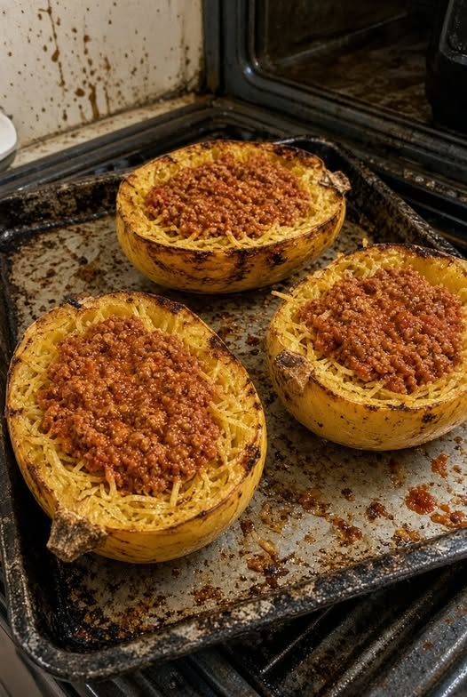 Spaghetti Squash Boats 1 Spaghetti Squash Boats