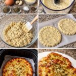 Air Fryer Garlic Herb Cottage Cheese Flatbread