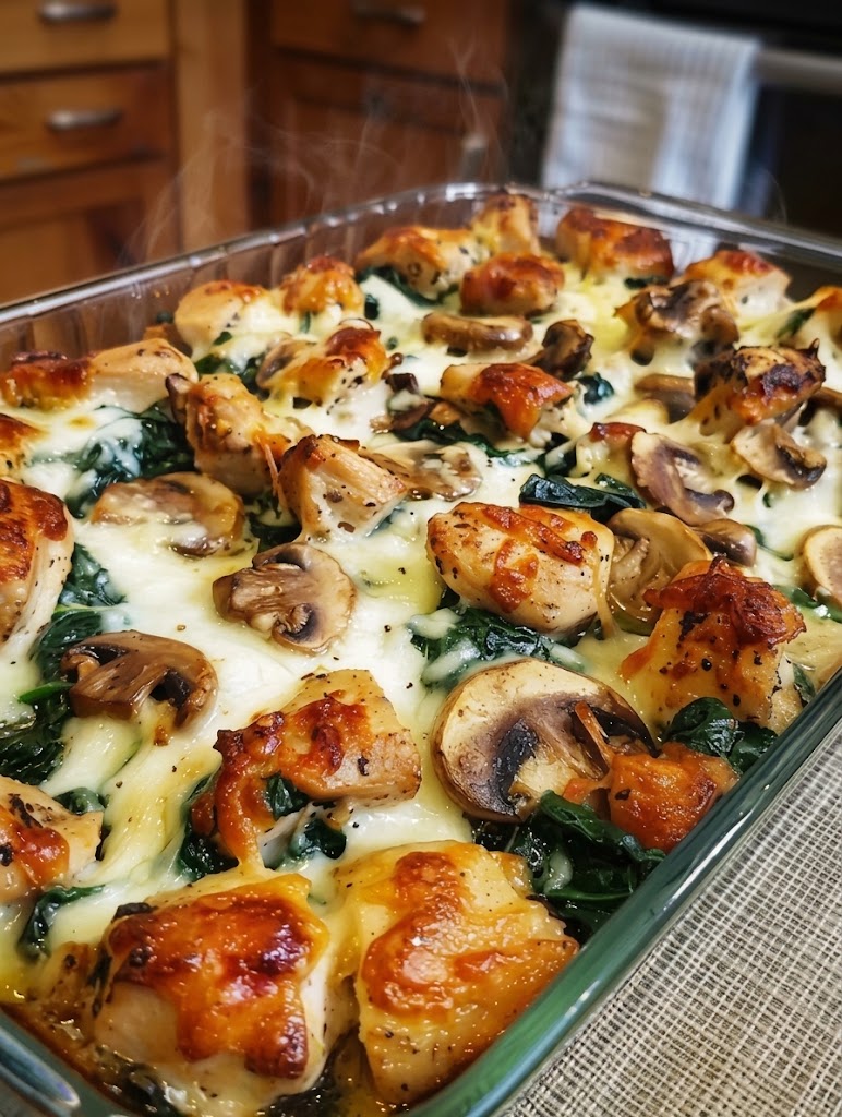Keto Chicken Spinach Mushroom 1 Keto Chicken Spinach Mushroom