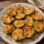 Vegan Crispy Parmesan Artichoke Hearts