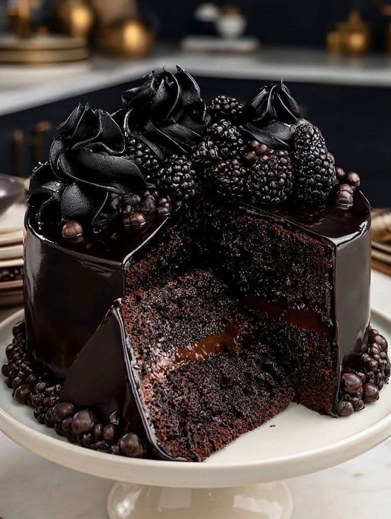 Keto Black Velvet Cake 🖤🍰