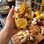 Honey Lemon Garlic Ginger Tonic 🧄🍯🍋 3 Honey Lemon Garlic Ginger Tonic 🧄🍯🍋