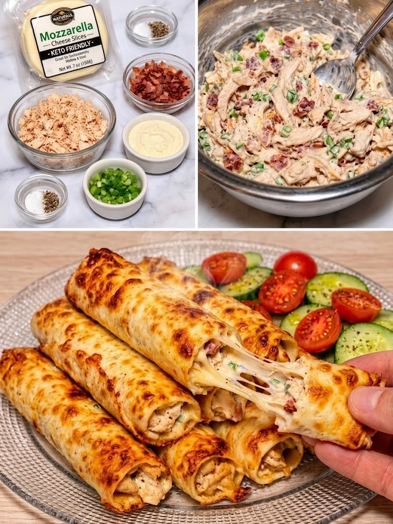 Chicken Bacon Ranch Taquitos 1 Chicken Bacon Ranch Taquitos