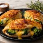 Chicken & Broccoli Stuffed with Cheese