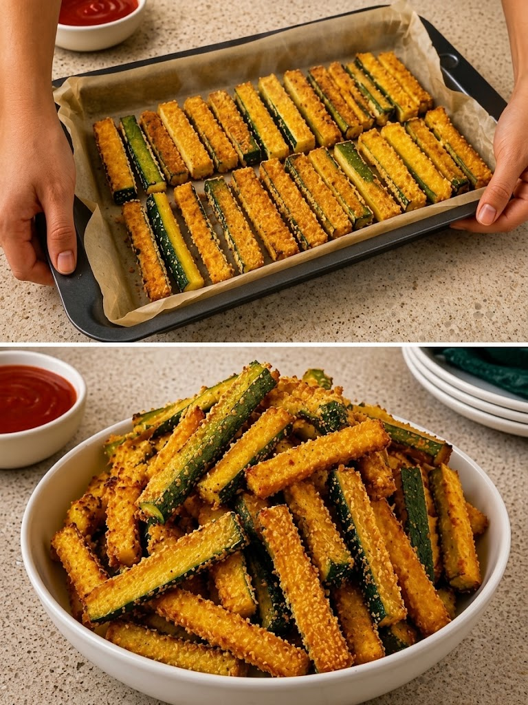Crispy Breaded Zucchini Fries 1 Crispy Breaded Zucchini Fries