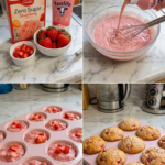 3-Ingredient Strawberry Protein Muffins