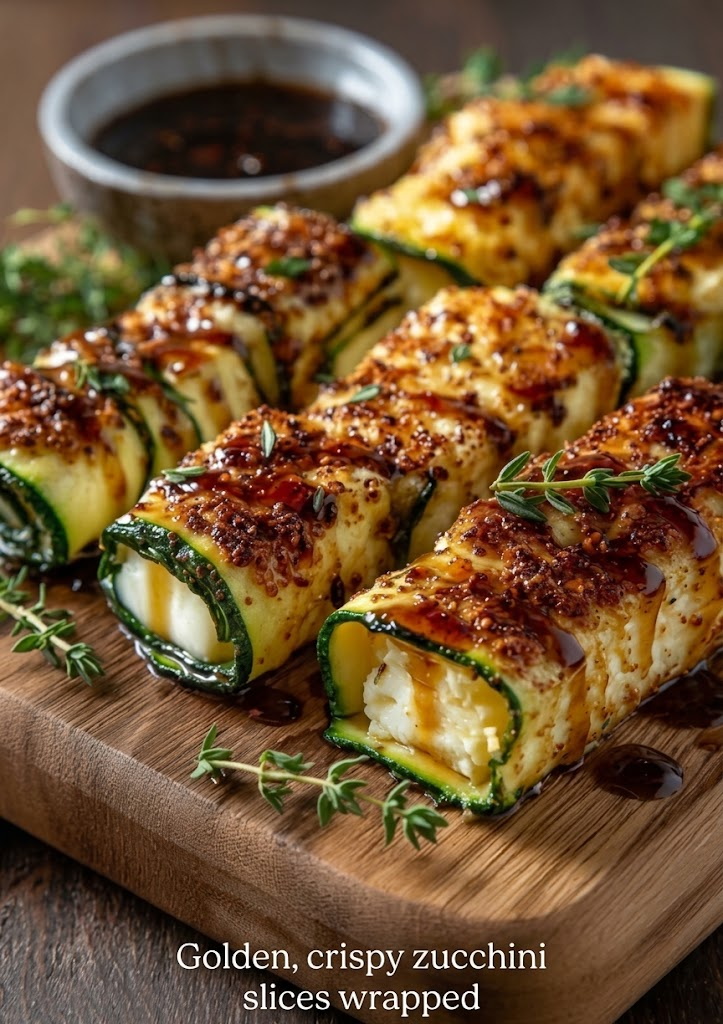 🥒 Cheesy Grilled Zucchini Rolls 1 🥒 Cheesy Grilled Zucchini Rolls