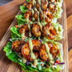 Taco Shrimp Lettuce Boats