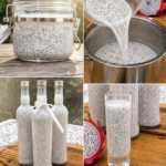 Refreshing Dragon Fruit and Chia Seed Coconut Drink 3 Refreshing Dragon Fruit and Chia Seed Coconut Drink