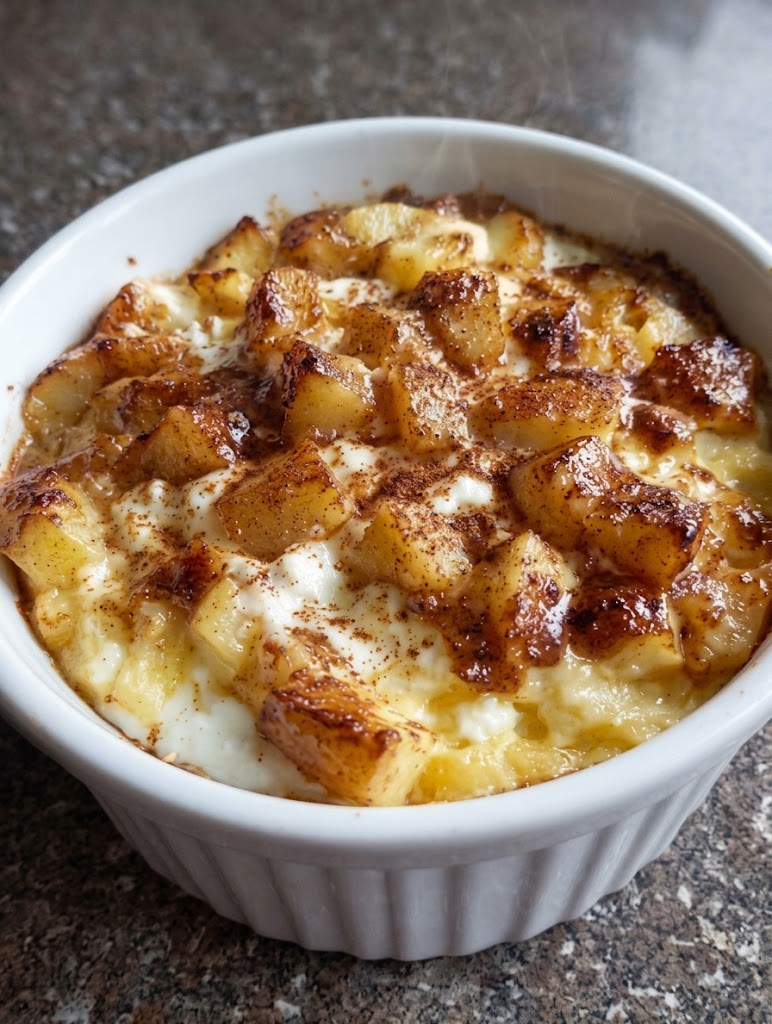 🍎🥣 Baked Apple Cinnamon Cottage Cheese Breakfast Bowl 1 🍎🥣 Baked Apple Cinnamon Cottage Cheese Breakfast Bowl