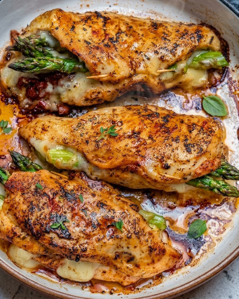 Asparagus Stuffed Chicken Breasts 1 Asparagus Stuffed Chicken Breasts