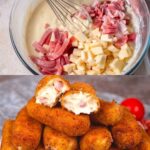 Air Fryer Cheese and Ham Croquettes