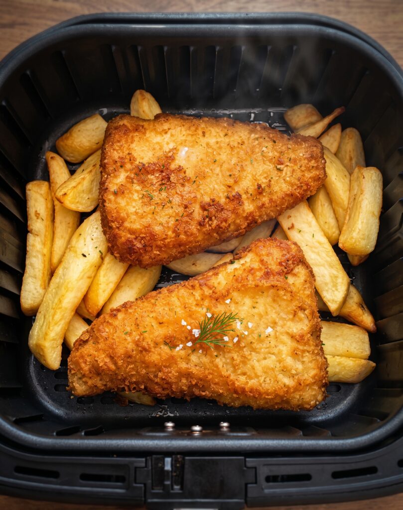 Perfectly Crispy Air Fryer Fish and Chips