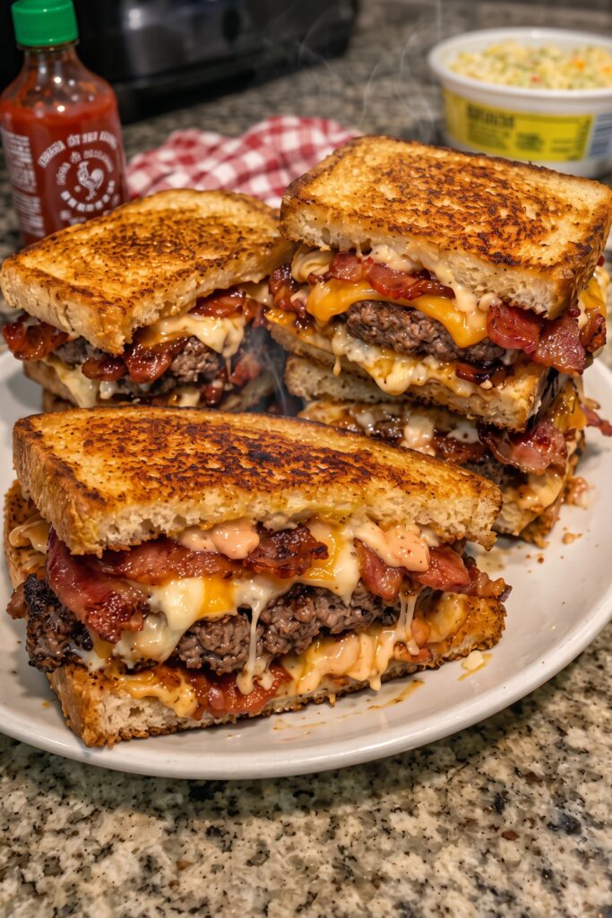 Bacon Cheeseburger Grilled Cheese