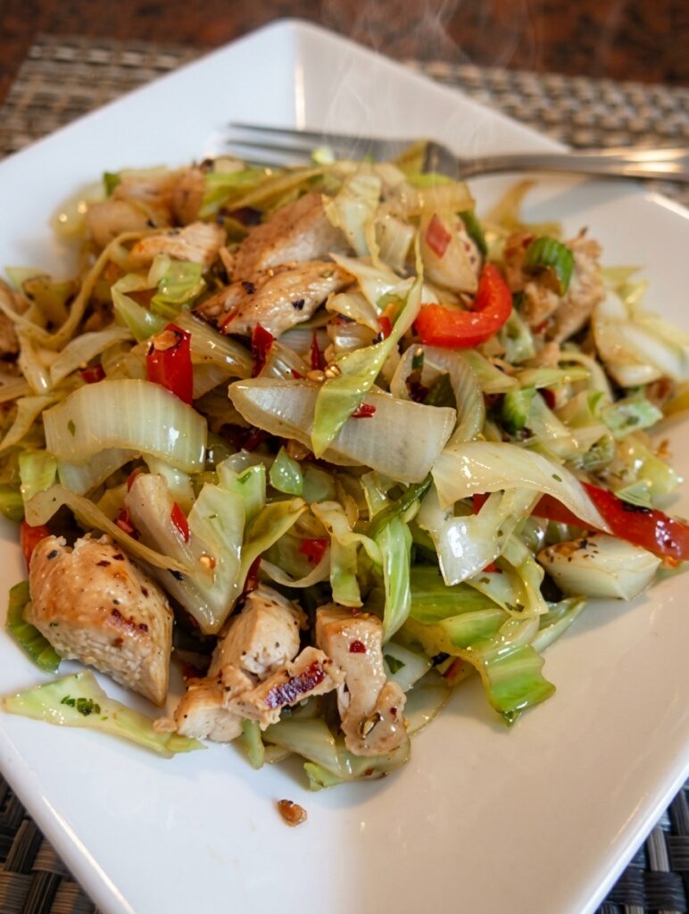 Chicken Cabbage Stir-Fry 1 Chicken Cabbage Stir-Fry