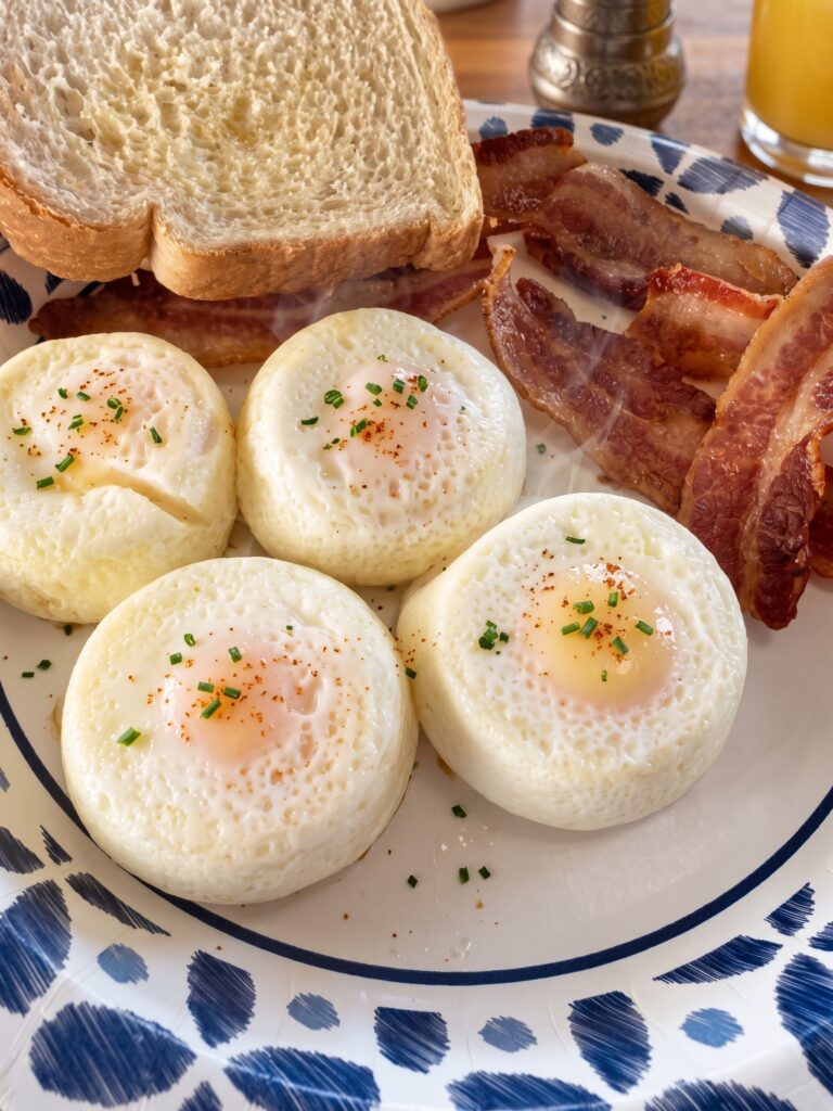 AIR FRYER POACHED EGGS 1 AIR FRYER POACHED EGGS