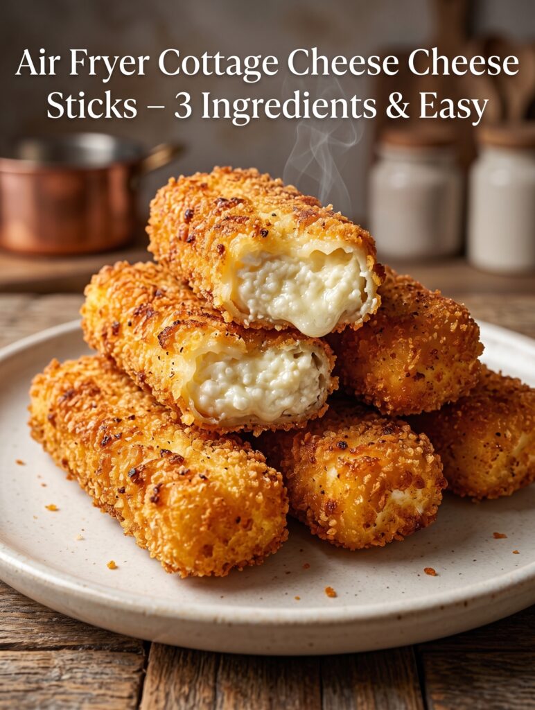 Air Fryer Cottage Cheese Cheese Sticks 1 Air Fryer Cottage Cheese Cheese Sticks