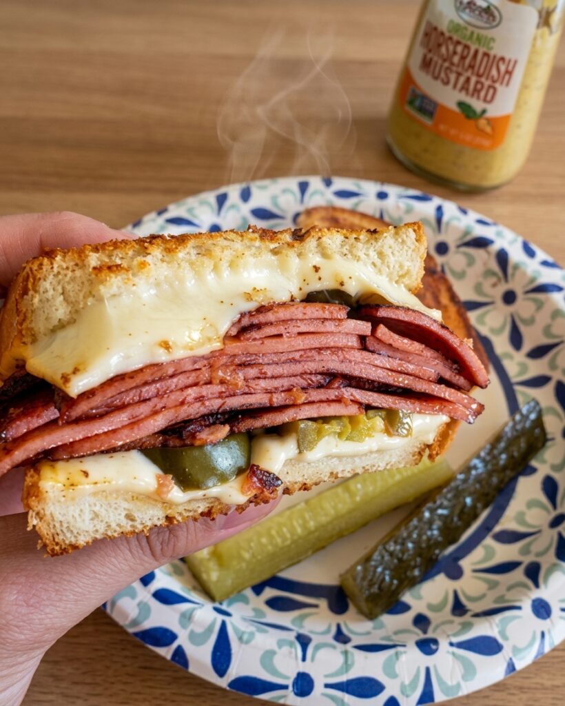 Fried Bologna Sandwich
