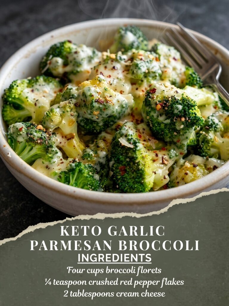 Garlic Parmesan Broccoli 1 Garlic Parmesan Broccoli