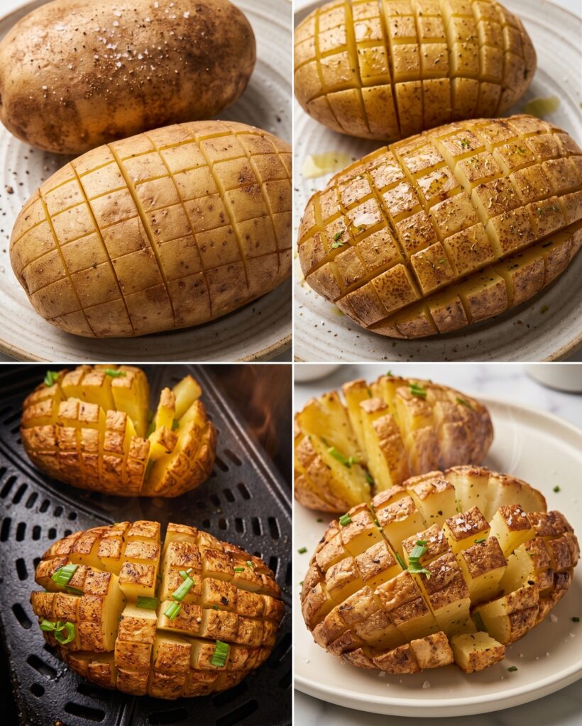 Air Fryer Blooming Potato