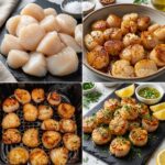 Air-Fried or Pan-Seared Scallops (Diabetic-Friendly)