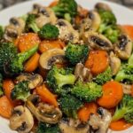 Broccoli, Carrot, and Mushroom Stir-Fry