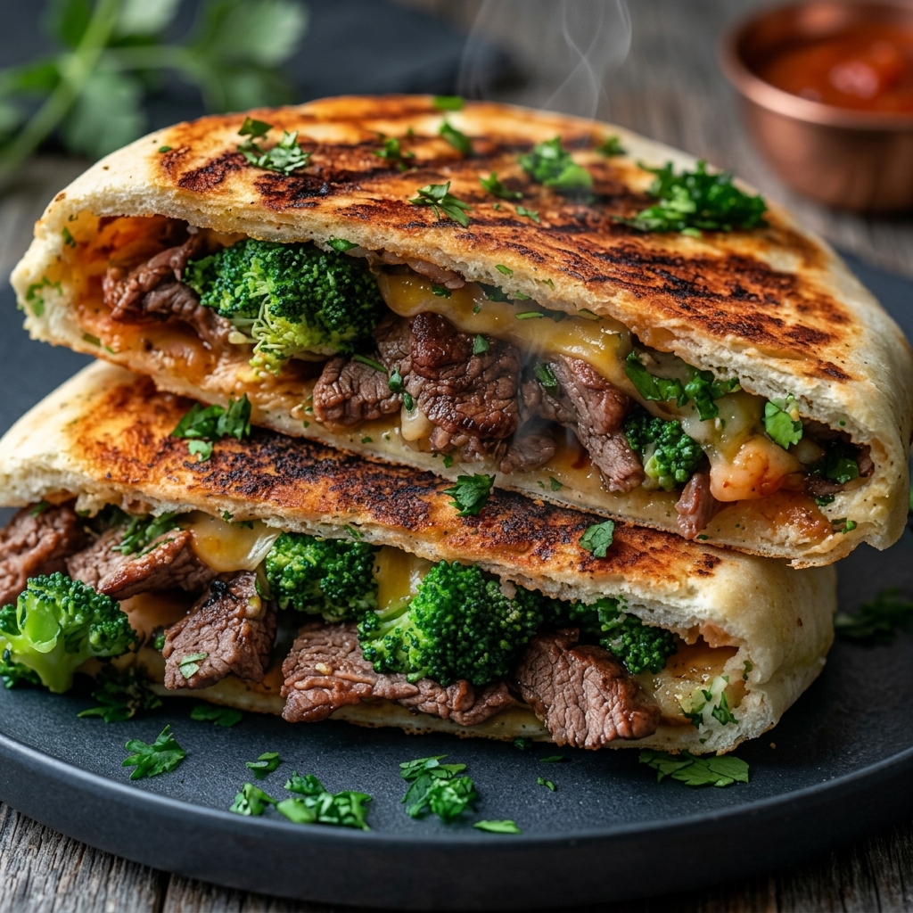 Grilled Beef Broccoli Wraps 1 Grilled Beef Broccoli Wraps