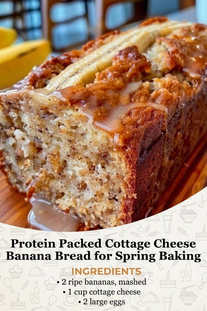 Protein Packed Cottage Cheese Banana Bread 1 Protein Packed Cottage Cheese Banana Bread